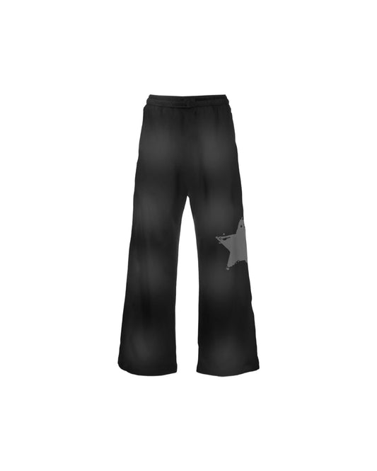 Y2K Distressed Embroidered Acid Wash SweatPants